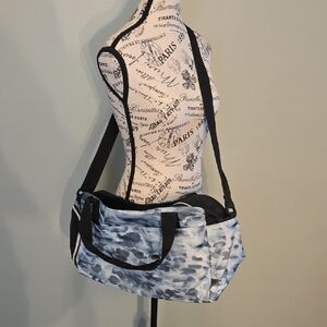 DSW Stylish Blue Printed Women's Bag